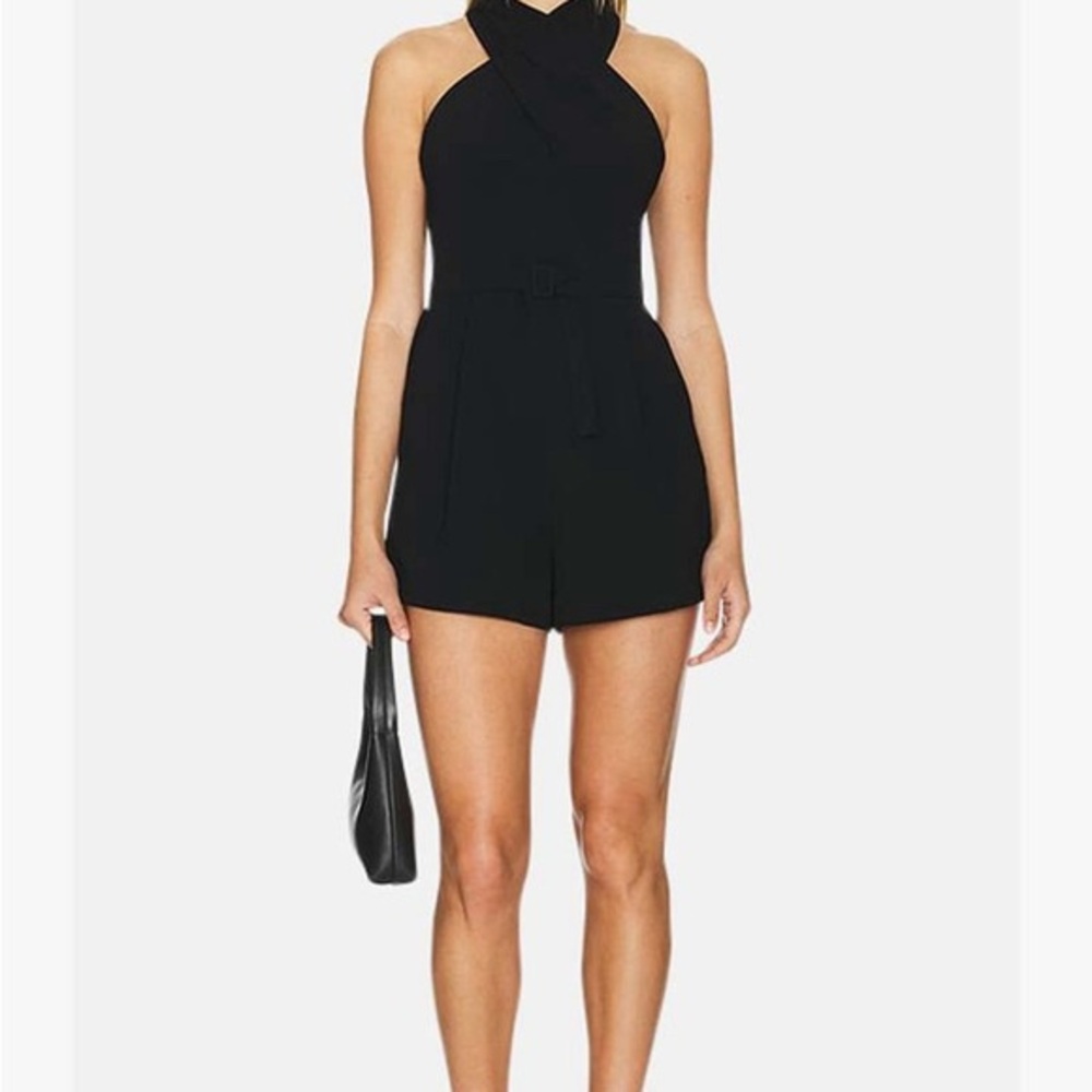 Mallory Romper in Black A.L.C. NWT